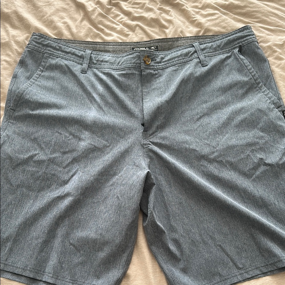 O'Neill Gray Flat Front Performance Shorts